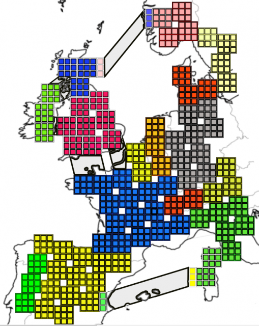 Map with sea movement